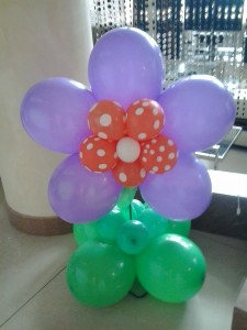 floare din baloane